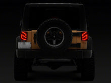 Load image into Gallery viewer, Raxiom 07-18 Jeep Wrangler JK Axial Series Trident LED Tail Lights- Blk Housing (Clear Lens) Tail Lights Raxiom