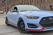 Load image into Gallery viewer, Rally Armor 19-22 Hyundai Veloster N Black UR Mud Flap w/ White Logo Mud Flaps Rally Armor