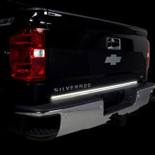Load image into Gallery viewer, Putco 07-18 Chevy Silv 1500/08-15 Ford SuperDuty 60in Light Blade Direct Fit Kit Red/Amber/White Light Tailgate Bar Putco