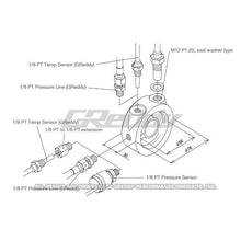 Load image into Gallery viewer, GReddy Universal Oil Filter Block Adapter | 12002801