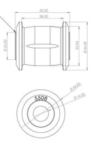 Load image into Gallery viewer, Superpro Toyota Land Cruiser 300 Series (N/A North America) Rear Panhard Rod Bushing Kit Superpro