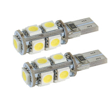 Load image into Gallery viewer, Oracle T10 9 LED 3 Chip SMD Bulbs (Pair) - Cool White SEE WARRANTY Bulbs ORACLE Lighting