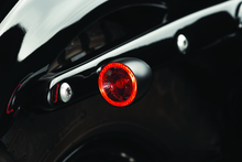 Load image into Gallery viewer, Kuryakyn Bullet 1000 White/Amber Clear Lens Satin Black Misc Powersports Kuryakyn
