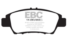 Load image into Gallery viewer, EBC 10+ Honda CR-Z 1.5 Hybrid Ultimax2 Front Brake Pads Brake Pads - OE EBC