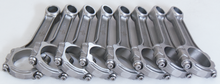 Load image into Gallery viewer, Eagle Pontiac 400-455 6.625in 5140 Steel 7/16in ARP 8740 BOLTS I-Beam Connecting Rods - Set of 8 Eagle