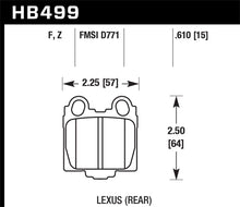 Load image into Gallery viewer, Hawk 00-05 Lexus IS300 HPS Street Rear Brake Pads Brake Pads - Performance Hawk Performance