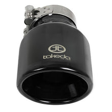 Load image into Gallery viewer, aFe Tips afe Takeda Universal Exhaust Tip 2-1/2 IN Inlet x 4 IN Outlet x 6 IN L