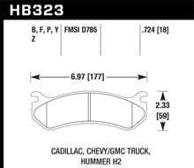 Load image into Gallery viewer, Hawk Chevy / GMC Truck / Hummer LTS Street Rear Brake Pads Brake Pads - OE Hawk Performance