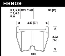 Load image into Gallery viewer, Hawk 08-14 Audi R8 4.2L Base Front ER-1 Brake Pads Brake Pads - Racing Hawk Performance