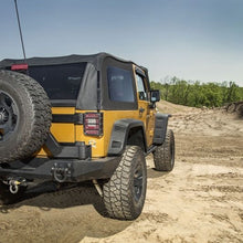Load image into Gallery viewer, Rugged Ridge XHD Rear Bumper Textured Black 07-18 Jeep Wrangler Rugged Ridge