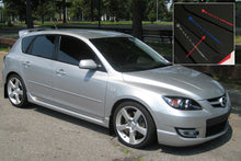 Load image into Gallery viewer, Rally Armor 04-09 Mazda3/Speed3 Black UR Mud Flap w/ Blue Logo Mud Flaps Rally Armor