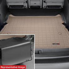 Load image into Gallery viewer, WeatherTech 19-22 Jeep Cherokee (Crgo FL on High) Seatback Cargo Liner HP w/Bumper Protector - Tan WeatherTech