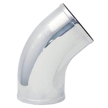 Load image into Gallery viewer, Spectre Universal Intake Elbow Tube (ABS) 3in. OD / 45 Degree - Chrome Plastic Tubing Spectre