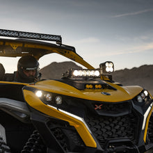 Load image into Gallery viewer, Baja Designs Can-Am Maverick R Clear 10in OnX6+ Shock Tower Kit Light Bars & Cubes Baja Designs