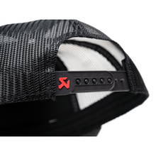 Load image into Gallery viewer, Akrapovic Logo Trucker Cap - Ash Grey / Black Mesh