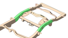 Load image into Gallery viewer, Rust Buster 2003-2014 Toyota 4Runner and FJ Cruiser Over-the-Axle Frame Repair Kit - Right | RB8420R