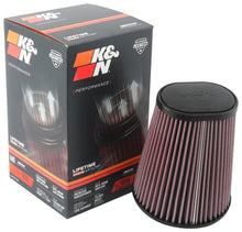 Load image into Gallery viewer, K&N Universal Clamp-On Air Filter 3-1/2in 10 Degree Flange 5-3/4in B 4-1/2in x 3-1/4in T 7in H Air Filters - Universal Fit K&N Engineering