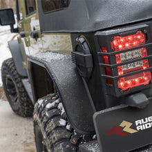 Load image into Gallery viewer, Rugged Ridge Rear Corner Kit Body Armor 4-Door 07-18 Jeep Wrangler JKU Rugged Ridge