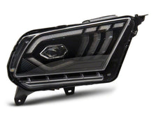 Load image into Gallery viewer, Raxiom 10-12 Ford Mustang w/ Factory Halogen LED Projector Headlights- Blk Housing (Clear Lens) Headlights Raxiom
