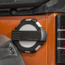 Load image into Gallery viewer, Rugged Ridge Elite Fuel Door Non-Lock Brushed Alum 07-18 Jeep Wrangler JK Rugged Ridge