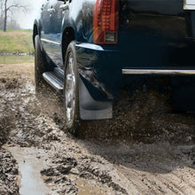 Load image into Gallery viewer, WeatherTech 08-10 Ford F250/F350/F450/F550 No Drill Mudflaps - Black WeatherTech