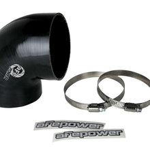 Load image into Gallery viewer, aFe Air Intake Components afe Magnum FORCE Intake Coupling Kit (3-3/4 IN ID to 3-1/2 IN ID x 90 Deg.) Elbow Coupler - Black