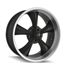 Load image into Gallery viewer, Ridler 695 17x8 / 5x114.3 BP / 0mm Offset / 83.82mm Hub Matte Black Machined Wheel