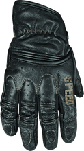 Load image into Gallery viewer, Speed and Strength Rust and Redemption Leather Gloves Black - Small Speed and Strength