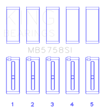 Load image into Gallery viewer, King Engine Bearings Peugeot Ep6 1.6L/BMW N14B16C (Size +0.50mm) Main Bearing Set King Engine Bearings