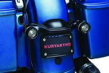 Load image into Gallery viewer, Kuryakyn Deep Dish Bezel For Bullet Turn Signals Smoke Lens Gloss Black Kuryakyn