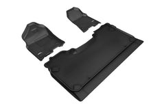Load image into Gallery viewer, 3D Maxpider 19-24 Dodge Ram 1500 Crew Cab W/ Bucket Front Row Kagu Black R1 R2 Floor Mats - Rubber 3D MAXpider