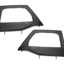 Load image into Gallery viewer, Rugged Ridge Upper Soft Door Kit Front Black Diamond 07-18 Jeep Wrangler JK Rugged Ridge