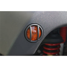 Load image into Gallery viewer, Rugged Ridge 07-18 Jeep Wrangler JK Black Side Marker Light Euro Guards Rugged Ridge