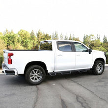 Load image into Gallery viewer, Westin 2019 Chevrolet Silverado/Sierra 1500 (5.5ft) Drop Wheel to Wheel Nerf Step Bars - Txt Black Westin