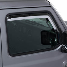 Load image into Gallery viewer, Putco 20-21 Jeep Gladiator JT/JL Element Chrome Window Visors (Front Only) Wind Deflectors Putco