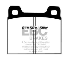 Load image into Gallery viewer, EBC 82-89 Maserati Biturbo 2.5 Twin Turbo Ultimax2 Rear Brake Pads Brake Pads - OE EBC