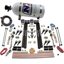 Load image into Gallery viewer, Nitrous Express SX2 Dual Stage/Gas/Rails 8 Nozzles Nitrous Kit (200-1200HP) w/10lb Bottle Nitrous Systems Nitrous Express