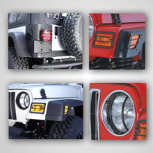 Load image into Gallery viewer, Rugged Ridge Euro Guard Light Kit 97-06 Jeep Wrangler TJ Rugged Ridge