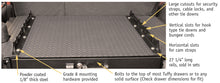 Load image into Gallery viewer, Tuffy Multipoint Tie Down Rails (2 Rails) 27 1/4In Long Cargo Boxes & Bags Tuffy Products