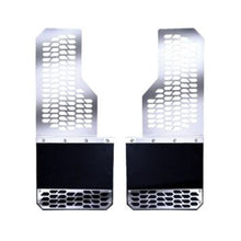 Load image into Gallery viewer, Putco 17-20 Ford SuperDuty - Set of 2 (Excl Dually Rear) Mud Skins - Polished SS w/ Hex Shield Mud Flaps Putco