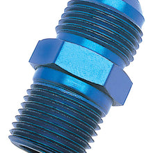 Load image into Gallery viewer, Russell Performance -6 AN to 1/2in NPT Straight Flare to Pipe (Blue) Russell