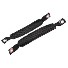 Load image into Gallery viewer, Fishbone Offroad 07-18 Wrangler JK A Pillar Sound Bar Black Paracord Grab Handles Fishbone Offroad