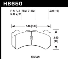 Load image into Gallery viewer, Hawk 09-16 Nissan GT-R HPS 5.0 Front Brake Pads Brake Pads - Performance Hawk Performance