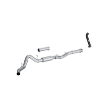Load image into Gallery viewer, MBRP 2005 Chevy Silverado / GMC Sierra 2500/3500HD 4in OD CatBack Single Side Exit w/ Downpipe - AL w/ FREE SHIPPING