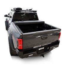 Load image into Gallery viewer, Westin 2024 Toyota Tacoma 2WD/4WD 5ft. Bed Hard Tri-Fold Tonneau Cover - Black Westin