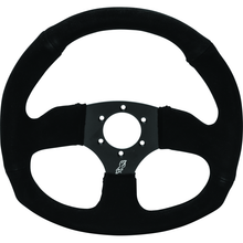 Load image into Gallery viewer, DragonFire Racing Steering Wheels DragonFire Racing Steering Wheels - D-shaped- Suede- Iron Series- 0in offset