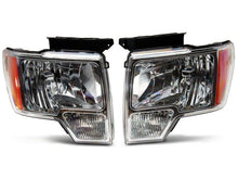 Load image into Gallery viewer, Raxiom 09-14 Ford F-150 Axial OEM Style Rep Headlights- Chrome Housing (Clear Lens) Headlights Raxiom