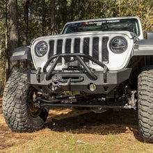Load image into Gallery viewer, Rugged Ridge HD Bumper Stubby Front 07-18 Jeep Wrangler JK 18-20 Jeep Wrangler JL 2020 JT Rugged Ridge
