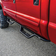 Load image into Gallery viewer, Westin 1999-2016 Ford F-250/F-350/F-450/F-550 Crew Cab Outlaw Drop Nerf Step Bars Textured Black | 20-11335