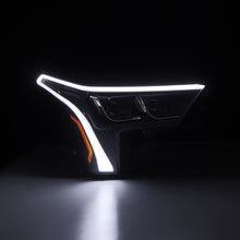 Load image into Gallery viewer, AlphaRex 22-23 Toyota Tundra LUXX-Series Headlights Black w/Amber DRL - Req 810029 OR 810030 AlphaRex